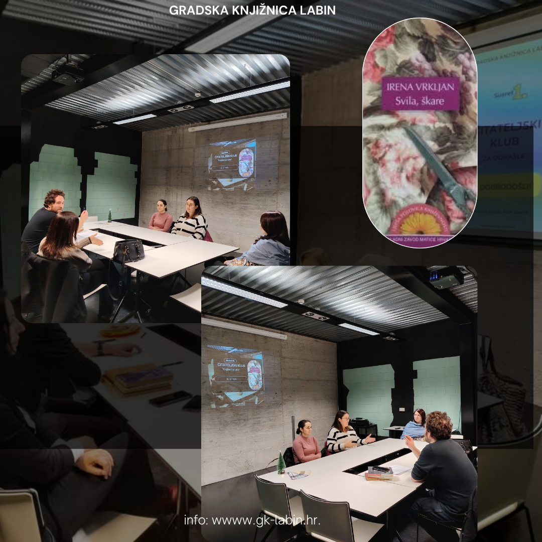 Čitateljski klub Književna luka, susret #18 – Svila, škare