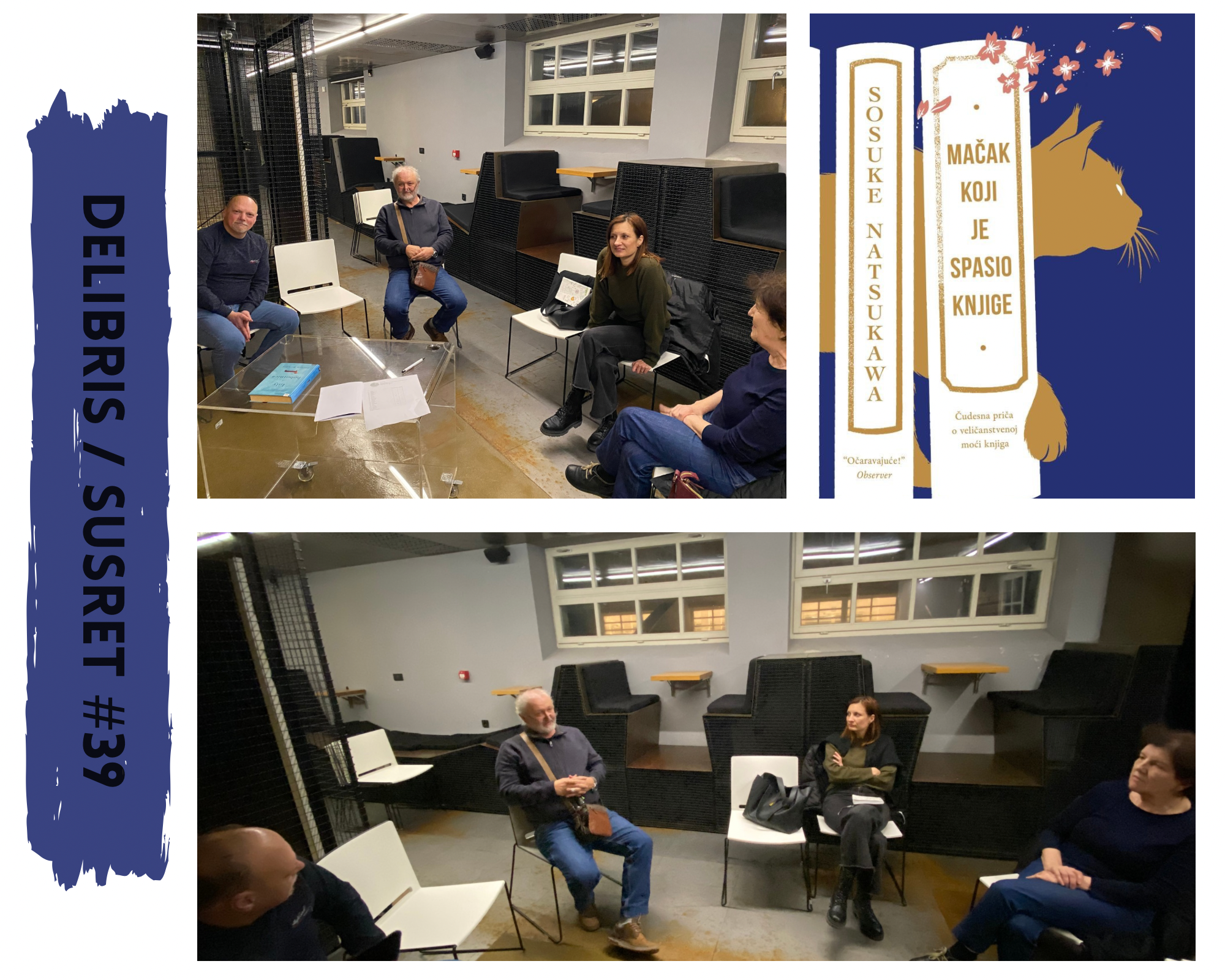 Čitateljski klub DeLibris | susret #39 | Mačak koji je spasio knjige