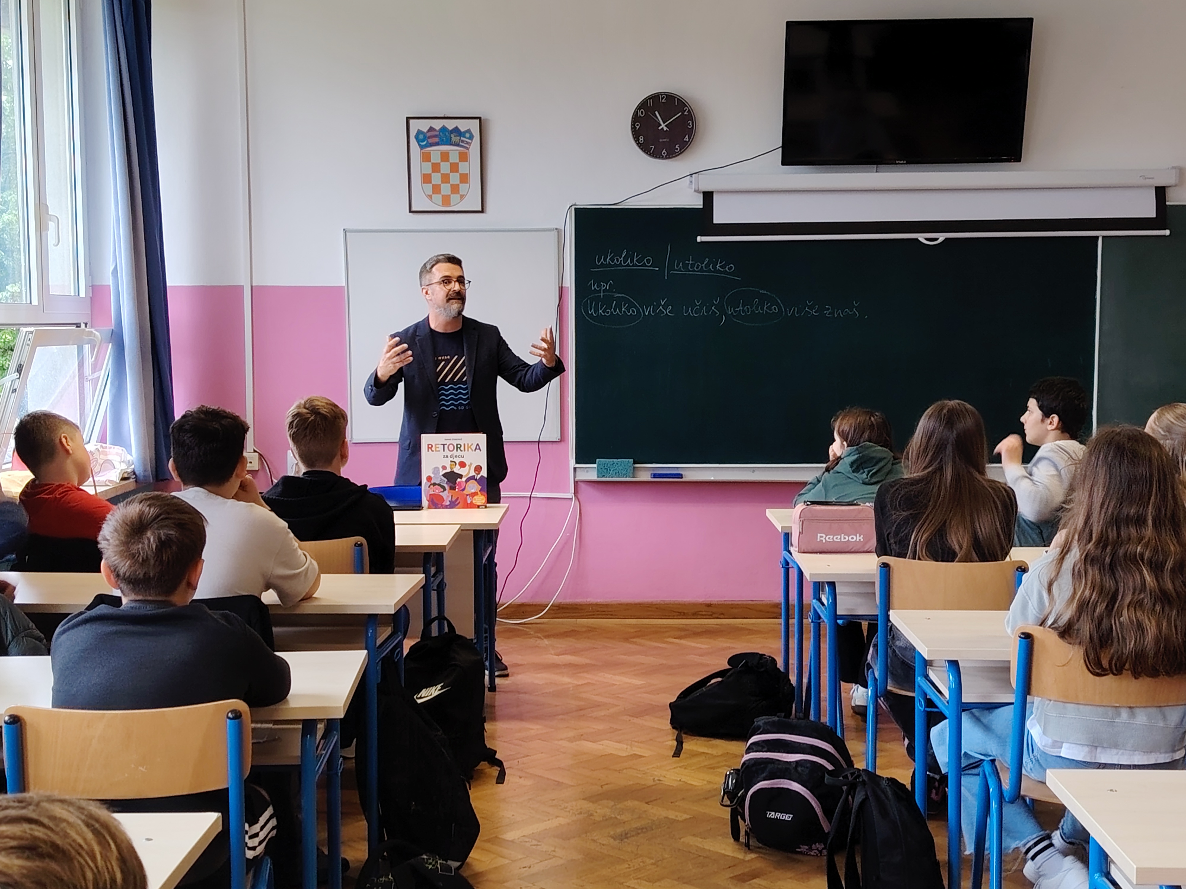 Predstavljanje knjige "Retorika za djecu" Davora Stankovića - ugodno druženje sa šestašima