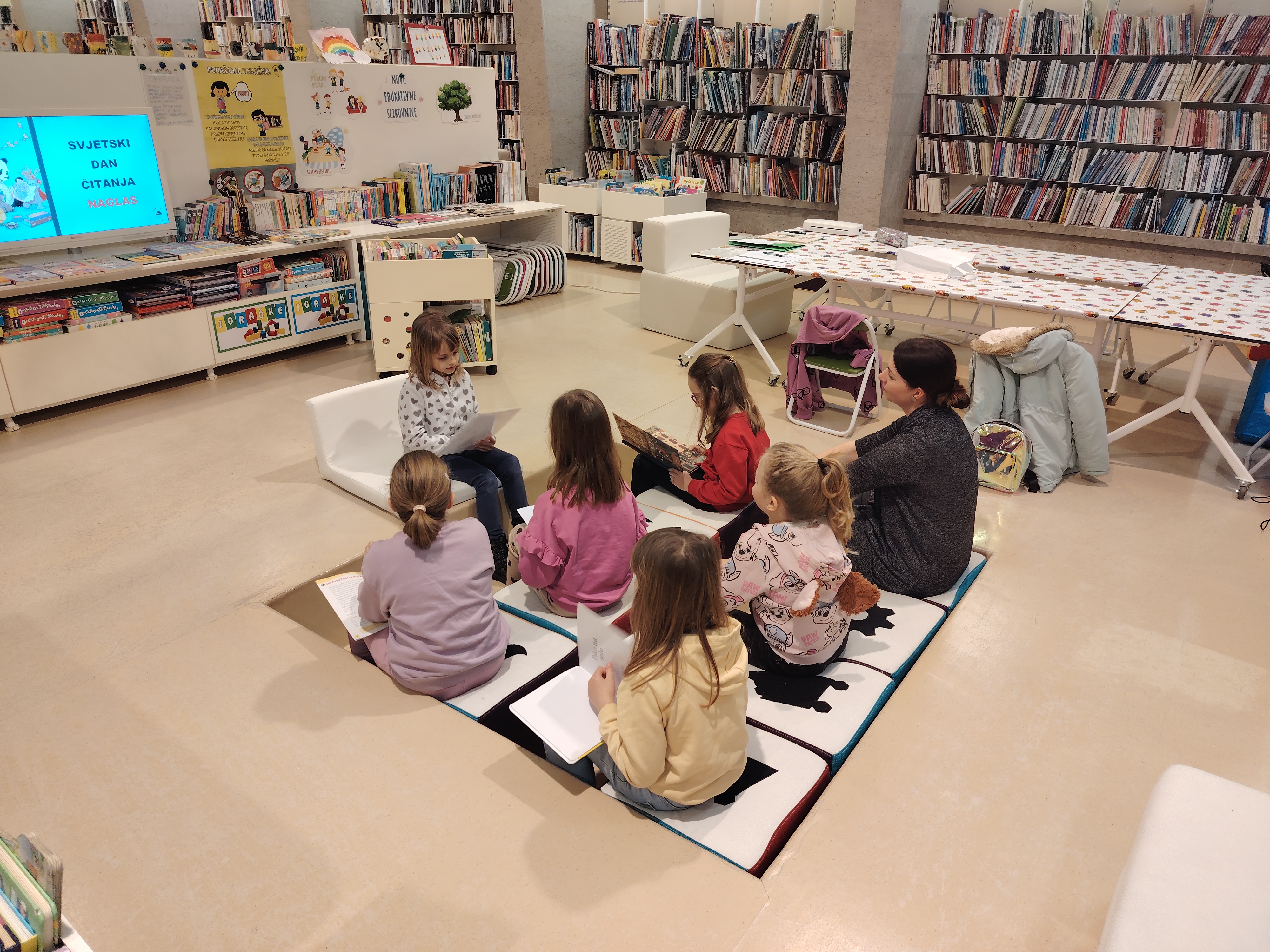 Treći susret Malih knjižničara: čitanje naglas i kreativnost u Dječjem odjelu