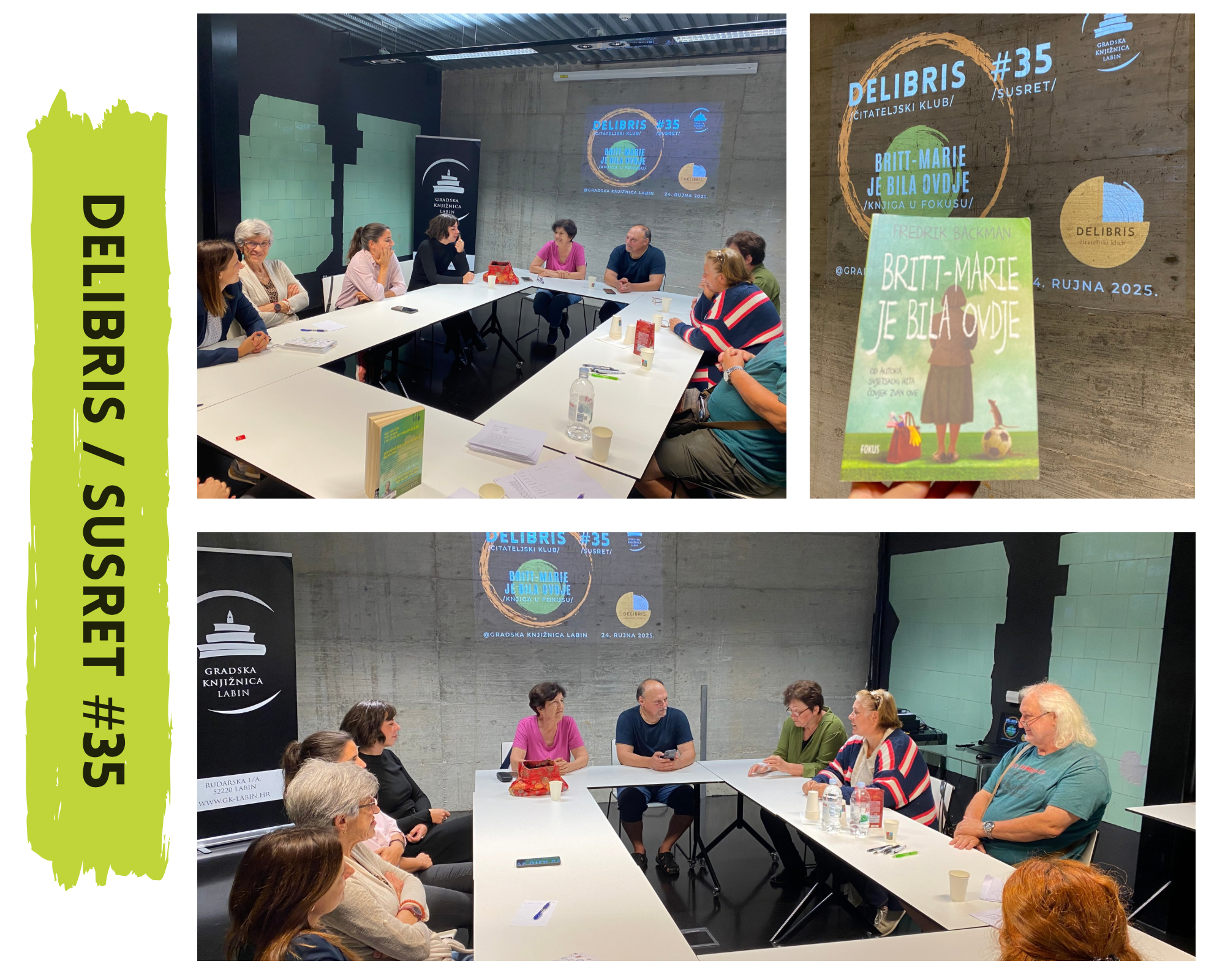 Čitateljski klub DeLibris | susret #35 | Britt-Marie je bila ovdje