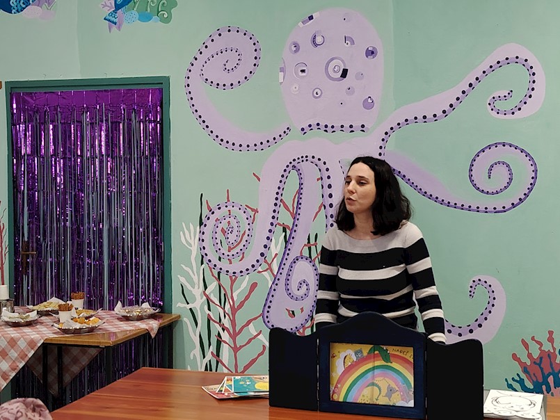 Svjetski dan čitanja naglas - posjet Centru „Liče Faraguna“ Labin