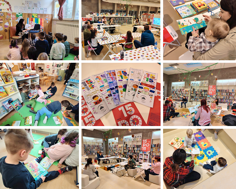 Čitanje od najranije dobi - Knjižnica u izazovu "15 po 15"