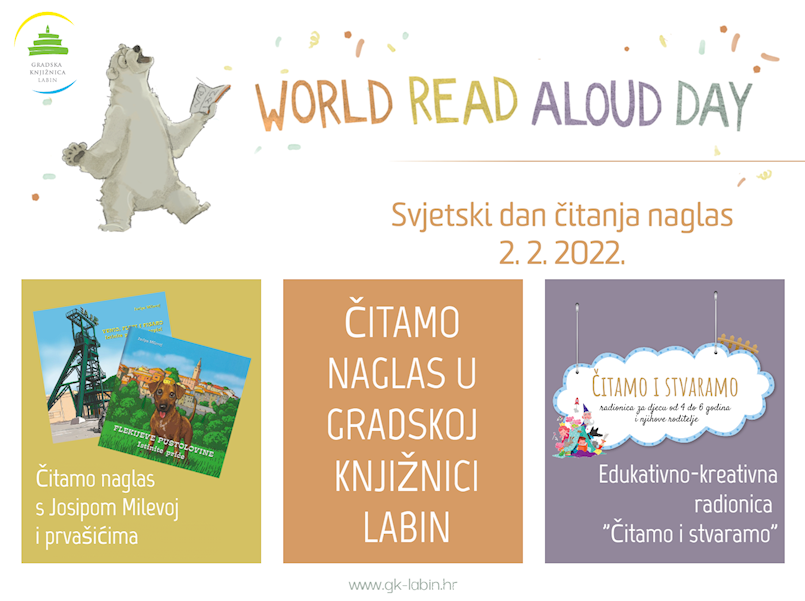 Obilježimo zajedno Svjetski dan čitanja naglas!