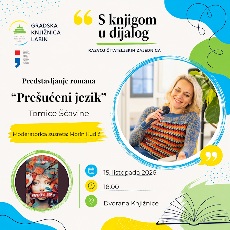 MHK // Književni susret s Tomicom Šćavinom