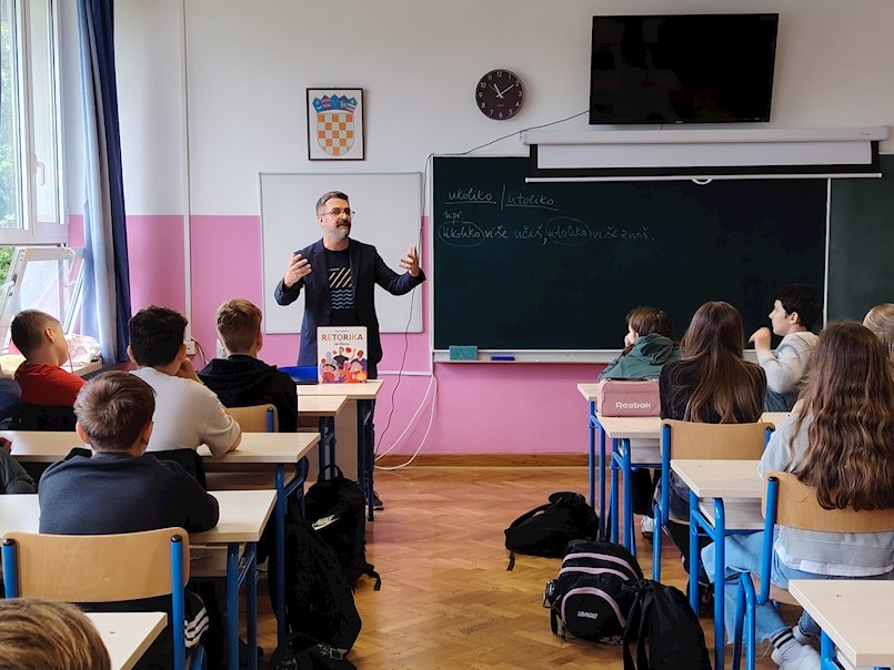Predstavljanje knjige "Retorika za djecu" Davora Stankovića - ugodno druženje sa šestašima
