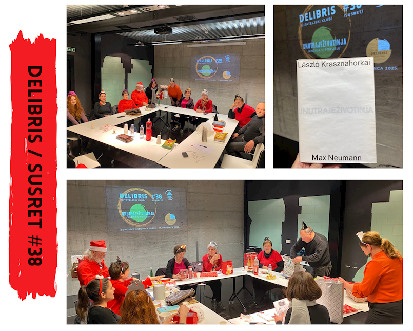 Čitateljski klub DeLibris | susret #38 | UnutraJeŽivotinja