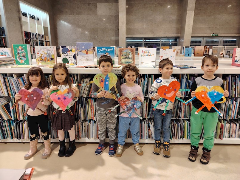 U mjesecu ljubavi održana radionica "Čitamo i stvaramo"