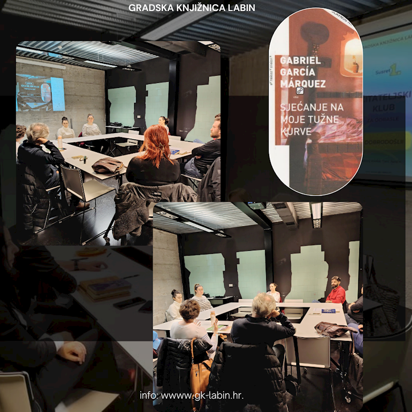 Čitateljski klub Književna luka, susret #20 – Sjećanje na moje tužne kurve