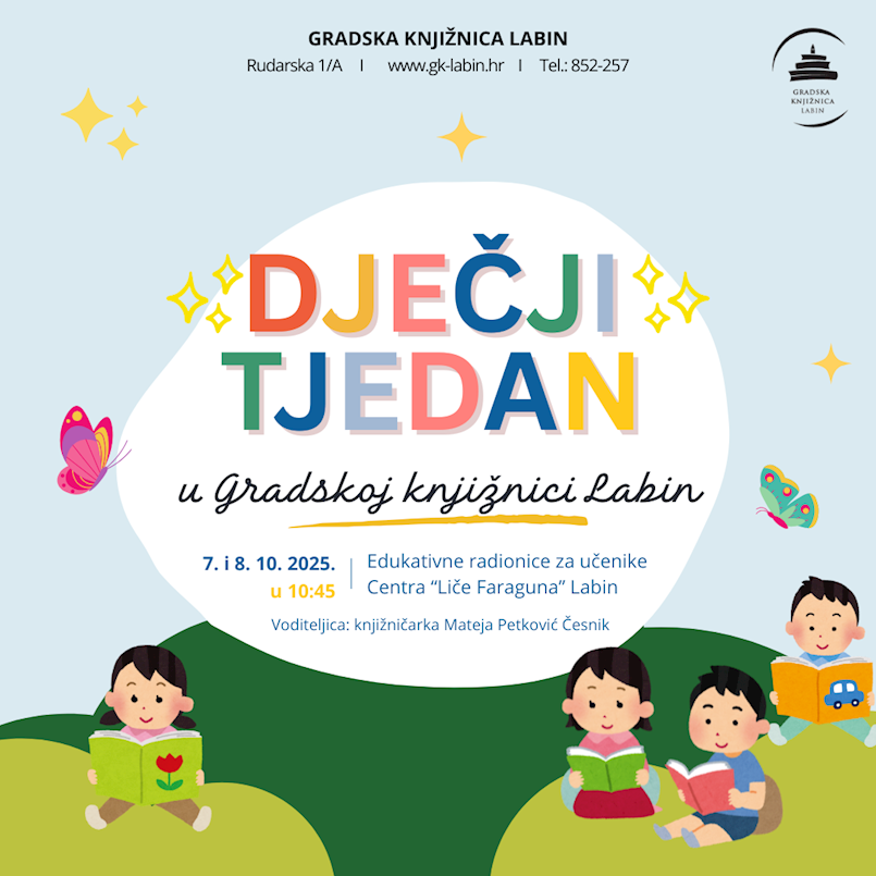 Dječji tjedan u Gradskoj knjižnici Labin