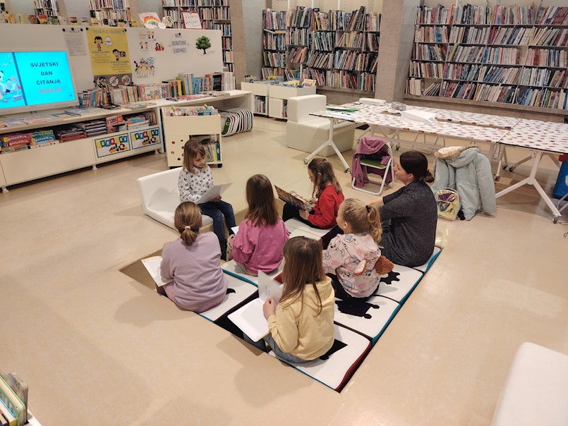 Treći susret Malih knjižničara: čitanje naglas i kreativnost u Dječjem odjelu