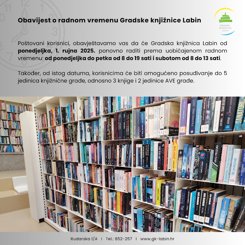 OBAVIJEST O RADNOM VREMENU