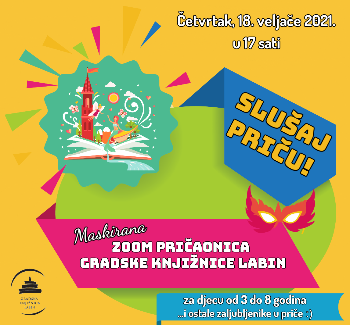 Zoom pričaonica "Slušaj priču!" Zoom pričaonica "Slušaj priču!"
