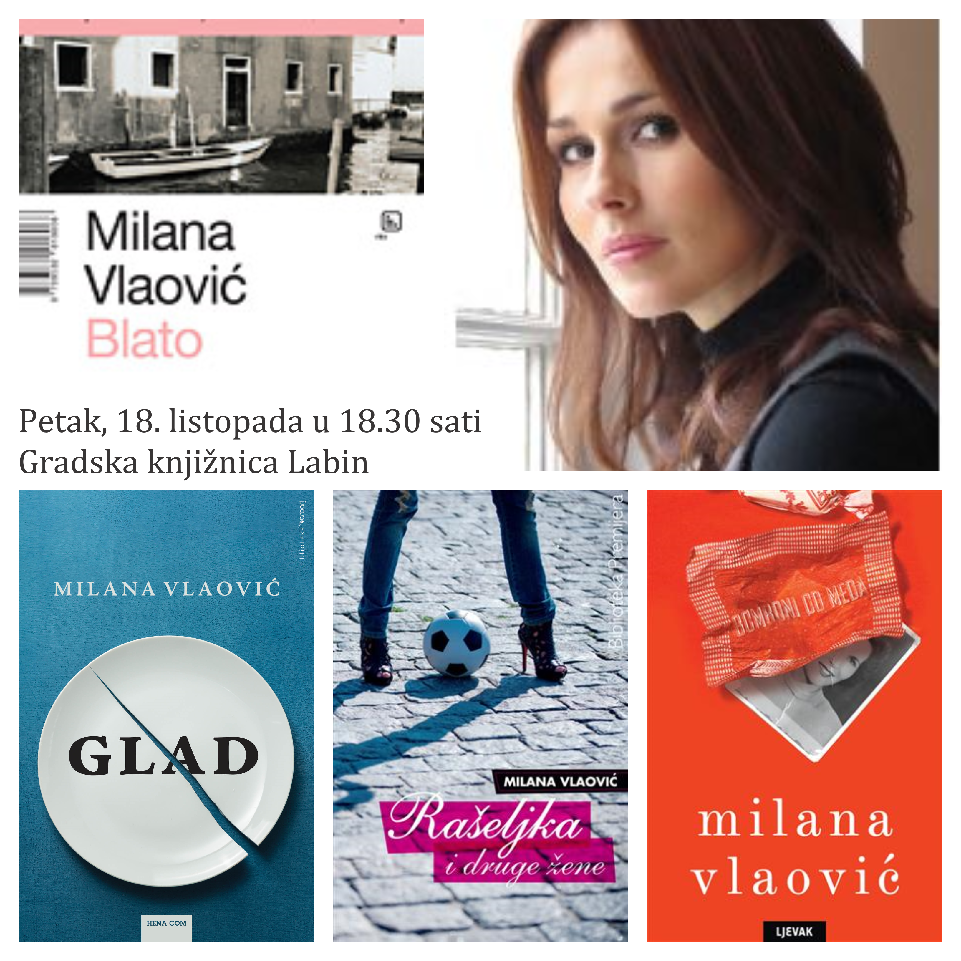 Književni susret s Milanom Vlaović Kovaček Književni susret s Milanom Vlaović Kovaček