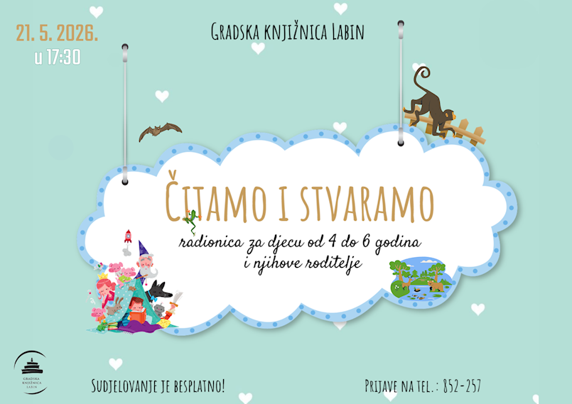 Edukativno-kreativna radionica "Čitamo i stvaramo" u svibnju