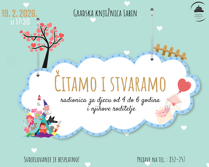 Edukativno-kreativna radionica "Čitamo i stvaramo" u veljači