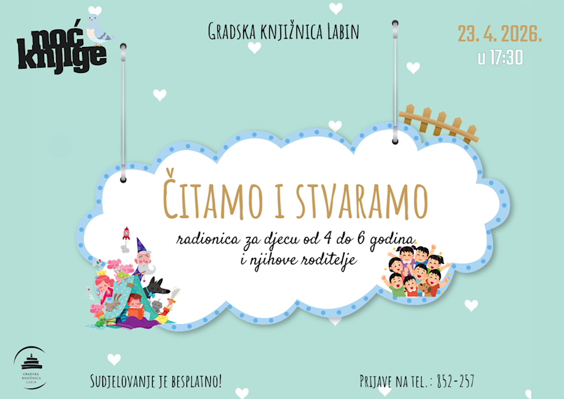 Noć knjige // Edukativno-kreativna radionica „Čitamo i stvaramo: o zajedništvu“