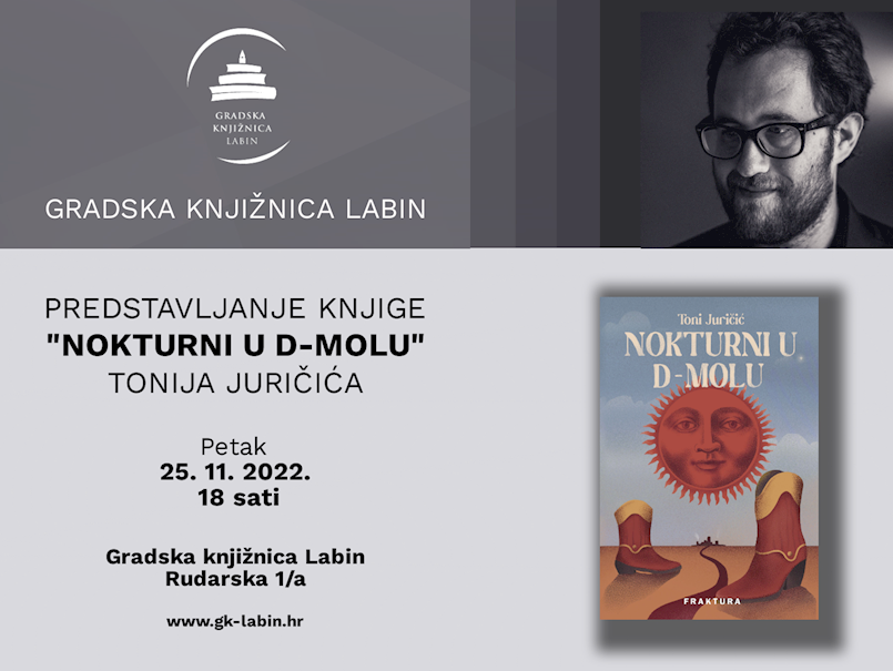 Predstavljanje romana Tonija Juričića „Nokturni u d-molu“